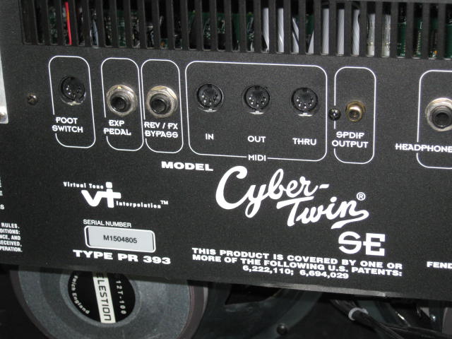 Fender Cyber-Twin SE Electric Guitar Amplifier Amp + NR 7