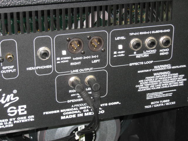 Fender Cyber-Twin SE Electric Guitar Amplifier Amp + NR 8
