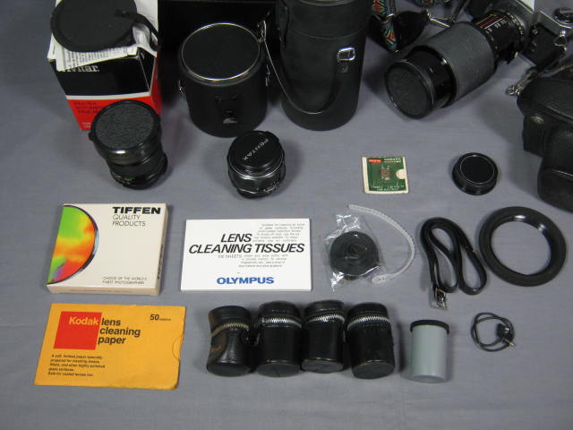 Asahi Pentax Spotmatic SP II 35mm SLR Film Camera Lot + 1
