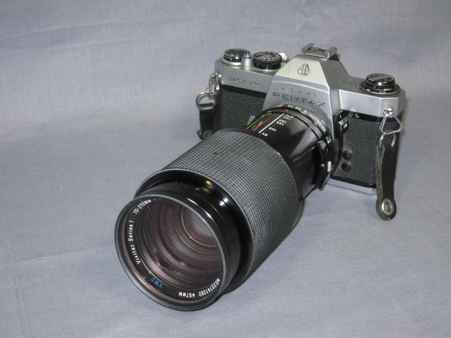 Asahi Pentax Spotmatic SP II 35mm SLR Film Camera Lot + 2