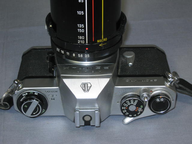 Asahi Pentax Spotmatic SP II 35mm SLR Film Camera Lot + 4