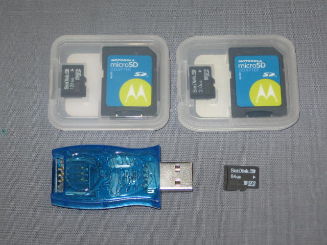 2 Nextel Motorola i880 Camera Cell Phones 2 2GB Cards + 6