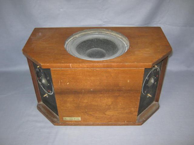2 Vtg Allison Acoustics Model Four 4 Stereo Speakers NR 1