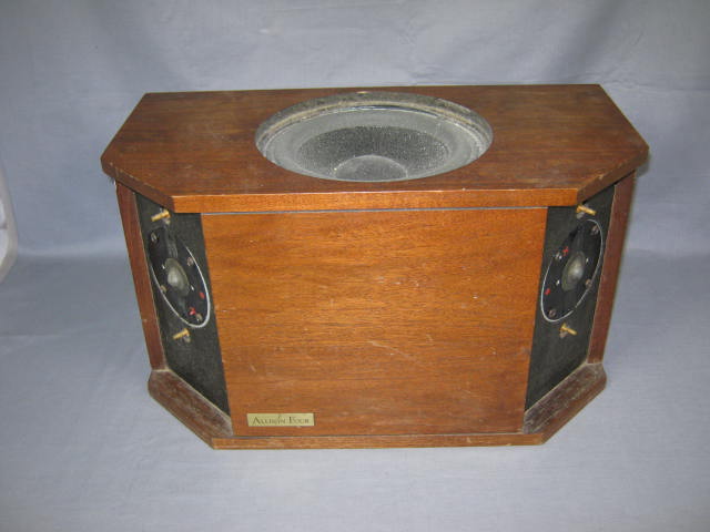 2 Vtg Allison Acoustics Model Four 4 Stereo Speakers NR 7