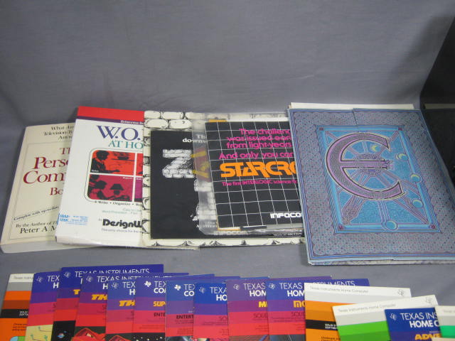 Vtg Texas Instruments TI99/4A Lot PC Game Software + NR 3