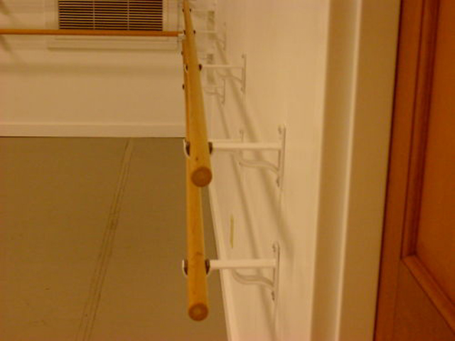Wall Mounted Maple Wood Wooden Ballet Ballerina Barres Bars W/ Mounting Hardware