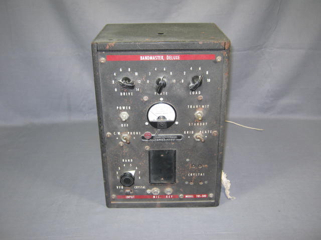 Vtg Harvey Wells Electronics TBS-50D Bandmaster Deluxe Ham Radio Transmitter NR!