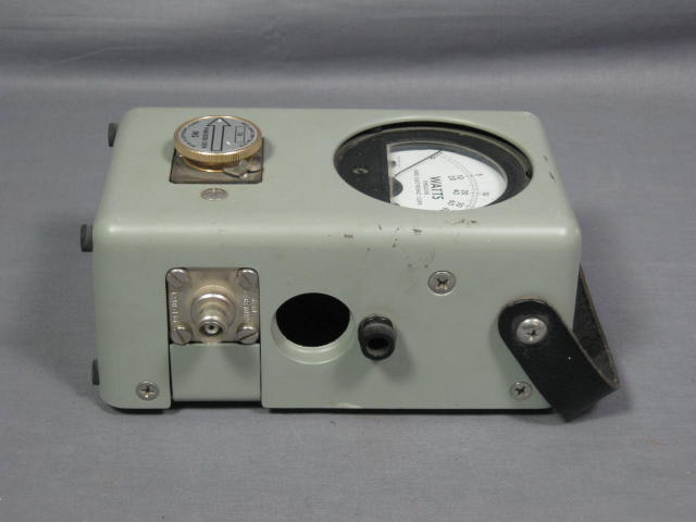 Bird Thruline Model 43 RF Directional Wattmeter W/ 5W 400-1000 MHz Slug Element 3