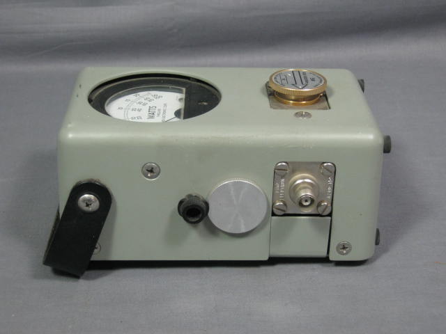 Bird Thruline Model 43 RF Directional Wattmeter W/ 5W 400-1000 MHz Slug Element 4