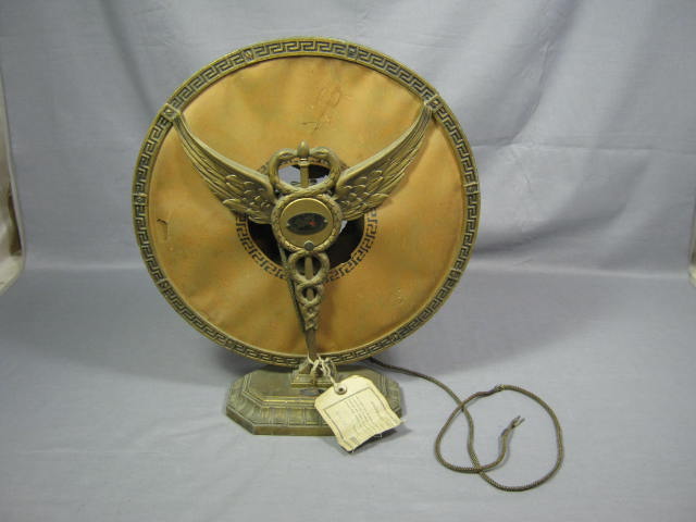 Vtg Antique 1920s Pathe Phono & Radio Co Grecian Model Caduceus Loud Speaker NR!