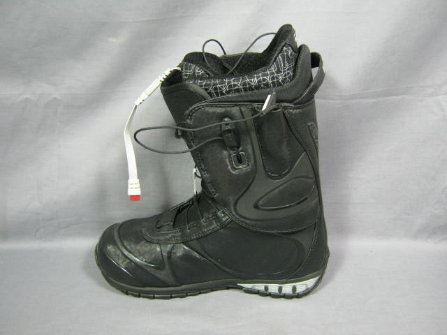 Mens Black Burton SLX Snowboard Boots 2009 Sz 9 W/ Therm-Ic Supreme Heat Heaters 2