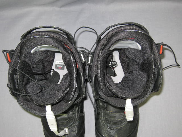 Mens Black Burton SLX Snowboard Boots 2009 Sz 9 W/ Therm-Ic Supreme Heat Heaters 5