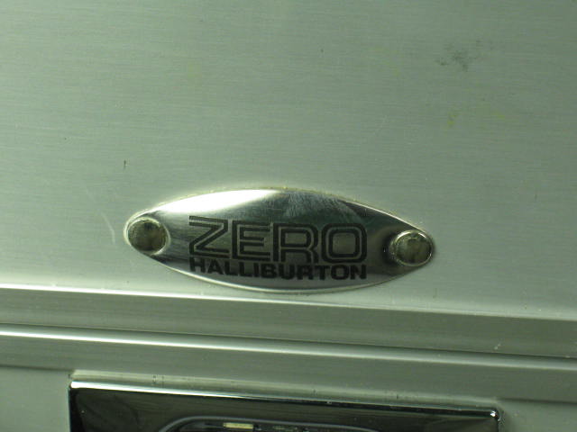 Zero Halliburton 2 Wheel Aluminum Rolling Suitcase Case Luggage 29" x 20" x 10" 6