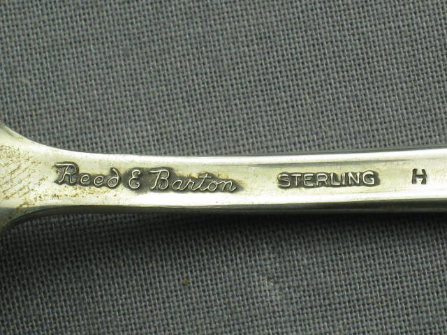 Reed & Barton Sterling Silver Flatware Set Fork Knives Spoon Lot Wheat 453 Grams 7