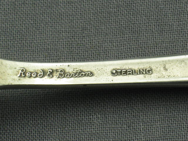 Reed & Barton Sterling Silver Flatware Set Fork Knives Spoon Lot Wheat 453 Grams 8