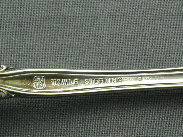 Reed & Barton Georgian Rose + Towle Sterling Silver Flatware Set Lot 905 Grams 7