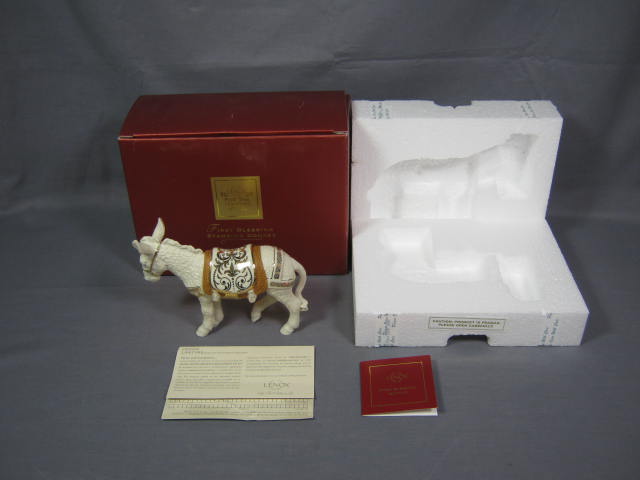 Lenox First Blessing Nativity Standing Donkey Figurine 6141733 W/ Box NO RESERVE