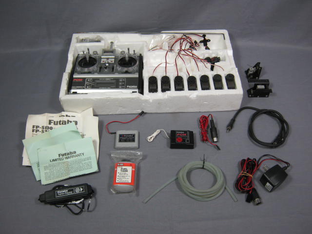 Vtg Futaba FP-T8SGA-P PCM RF R/C Radio Remote Control Controller Module Kit + NR