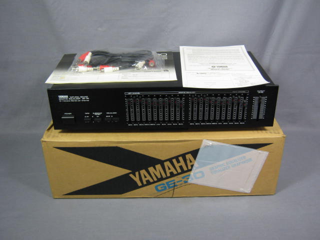 Yamaha Natural Sound GE-30 10-Band Stereo Graphic Equalizer EQ W/ Manual +Box NR