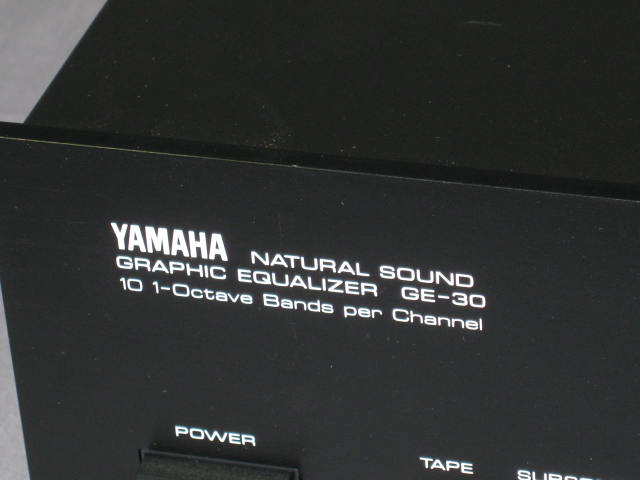 Yamaha Natural Sound GE-30 10-Band Stereo Graphic Equalizer EQ W/ Manual +Box NR 3