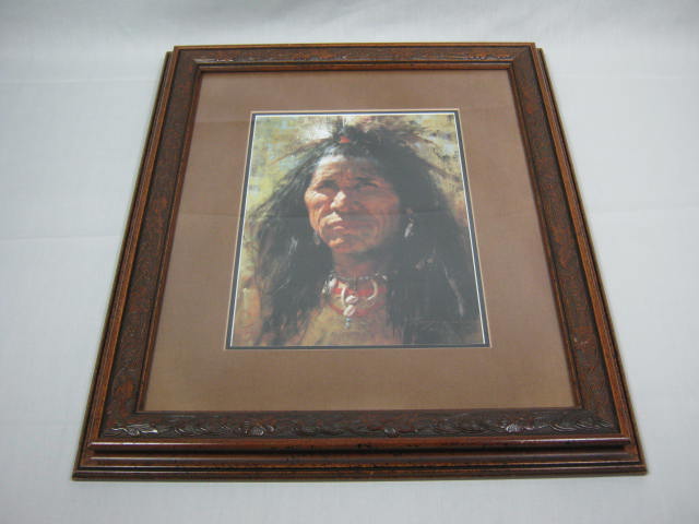 Howard Terpnin S/N Signed Numbered Native American Print Blood Man 49/1250 NR!