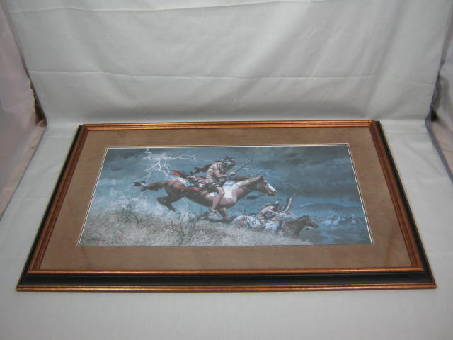 1985 Frank McCarthy S/N Signed Numbered Print When Omens Turn Bad 329/1000 NR!