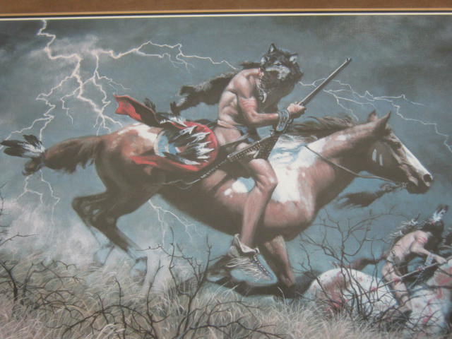 1985 Frank McCarthy S/N Signed Numbered Print When Omens Turn Bad 329/1000 NR! 2