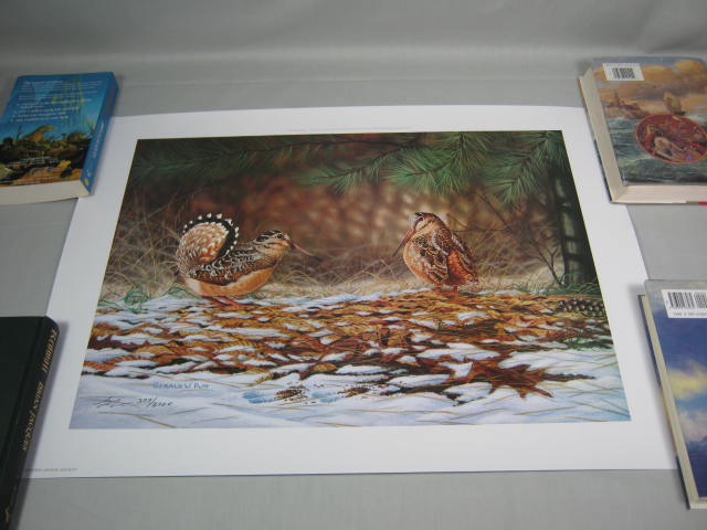 Gerald W Putt S/N Signed Numbered Print Showing Off American Woodcock 377/2700
