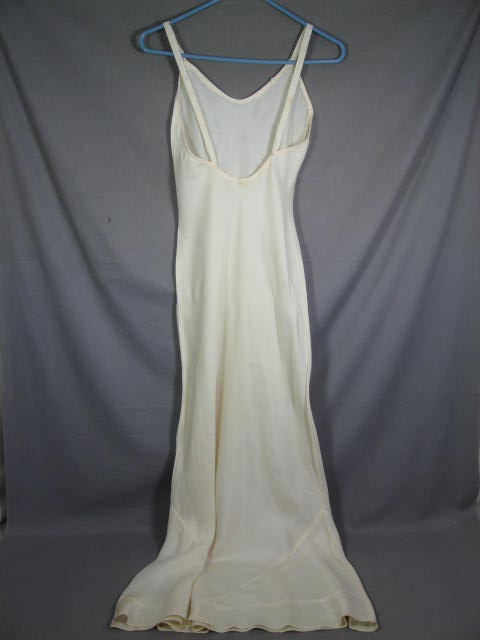 2 Vintage Antique 1930s Lace Evening Gowns Dresses NR 12