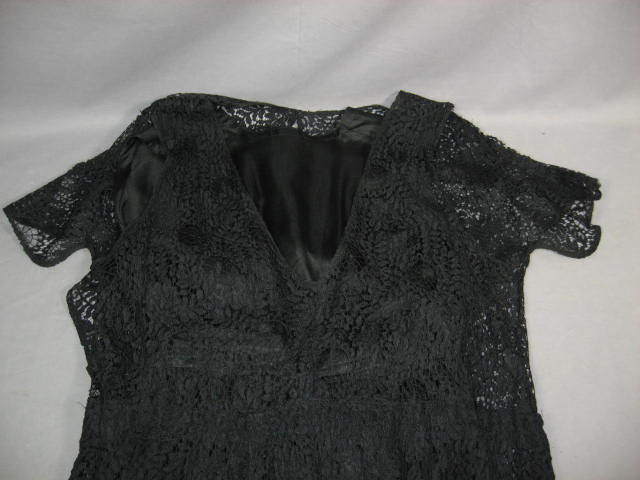 2 Vintage Antique 1930s Lace Evening Gowns Dresses NR 16
