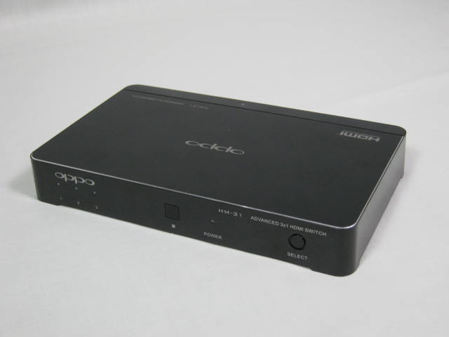 Oppo Model HM-31 Advanced 3x1 HMDI Video Switch Switcher W/ Remote Manual Box NR 1