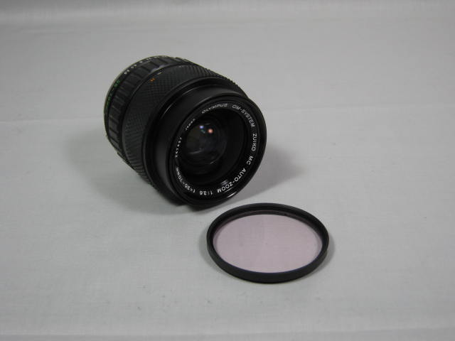 Olympus OM System Auto-S Zuiko 35-70mm f/3.6 Zoom Camera Lens + Sun Shield Case+ 1