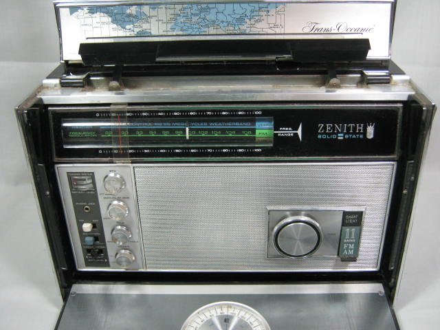 Zenith Royal R7000-1 7000Y Trans-Oceanic Portable Radio W/Box+ VHF FM LW BC SW M 4