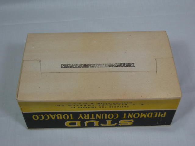 Vtg R.J. RJ Reynolds Stud Piedmont Country Smoking Tobacco Box Case 24 Pouch Lot 10