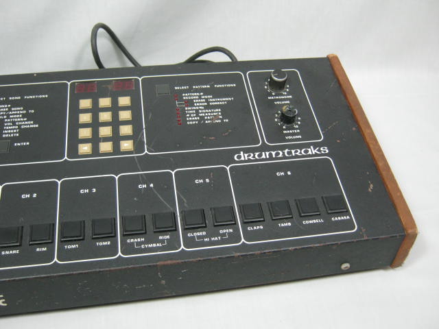 Vtg 1980s Sequential Circuits Model #400 Drumtraks Analog MIDI Drum Machine NR! 3