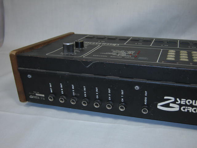 Vtg 1980s Sequential Circuits Model #400 Drumtraks Analog MIDI Drum Machine NR! 9