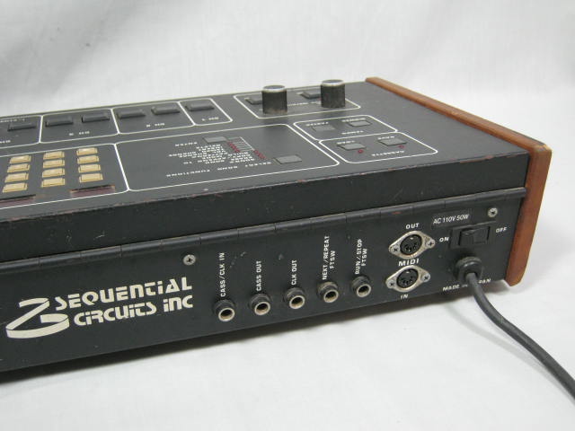 Vtg 1980s Sequential Circuits Model #400 Drumtraks Analog MIDI Drum Machine NR! 10