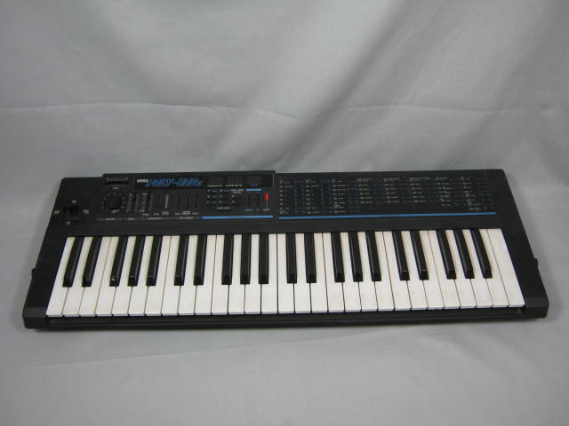 Vtg Korg Poly-800II Analog Synthesizer Synth Keyboard W/MIDI Manual Power Supply 1