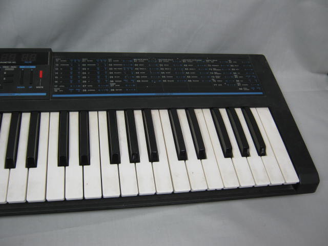 Vtg Korg Poly-800II Analog Synthesizer Synth Keyboard W/MIDI Manual Power Supply 4