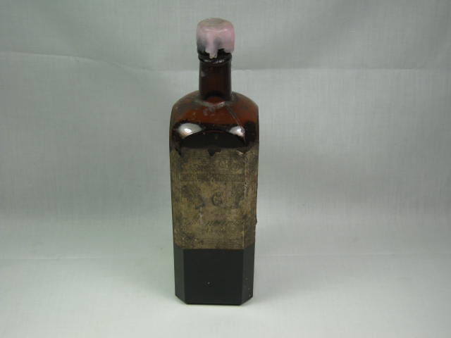 RARE Antique Pre-Prohibition C & Co 1860 Monogram Pure Old Rye Whiskey Bottle NR