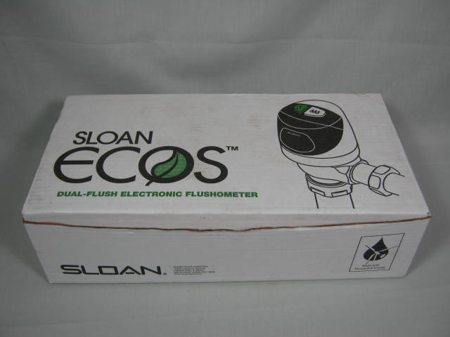 Sloan Ecos Dual-Flush Electronic Flushometer 8111-1.6/1.1 Chrome Plate Finish NR