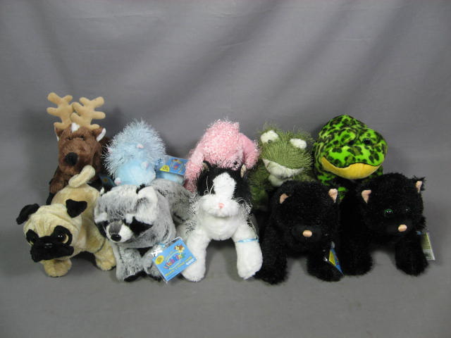 10 NEW Webkinz Stuffed Animal Virtual World Toys Lot NR