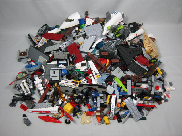 10+/- Lbs Assorted Mixed Bulk LEGO Building Blocks Parts Pieces Pcs Star Wars? +