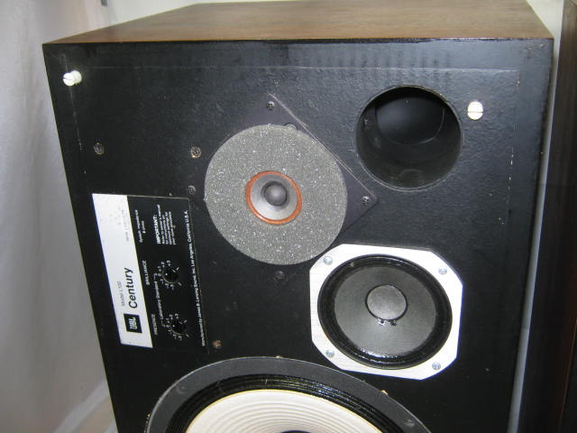 Rare Vtg JBL Model L100 A L100A Century Home Stereo Speakers W/ Blue Grilles NR! 2