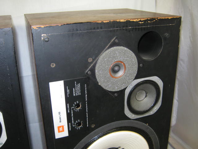 Rare Vtg JBL Model L100 A L100A Century Home Stereo Speakers W/ Blue Grilles NR! 4