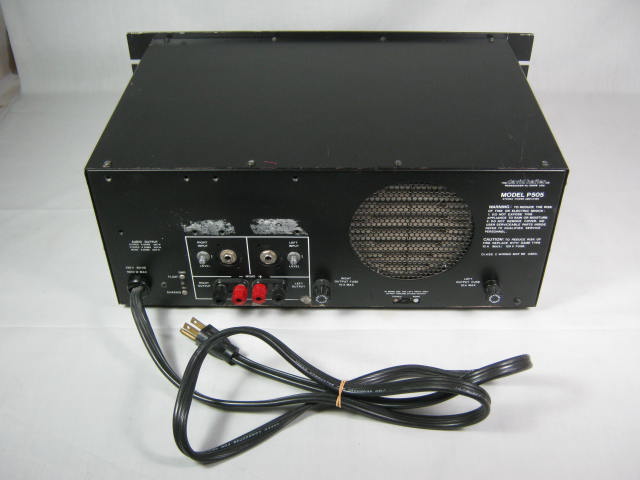 Vtg Hafler Model P505 Rackmount Stereo Power Amplifier Amp 250 WPC Same As DH500 3
