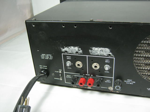 Vtg Hafler Model P505 Rackmount Stereo Power Amplifier Amp 250 WPC Same As DH500 4