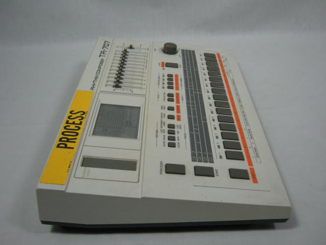 Vtg Roland Model TR-707 Rhythm Composer Digital Drum Machine MIDI W/Manual AC NR 6