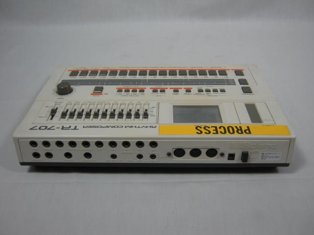 Vtg Roland Model TR-707 Rhythm Composer Digital Drum Machine MIDI W/Manual AC NR 7