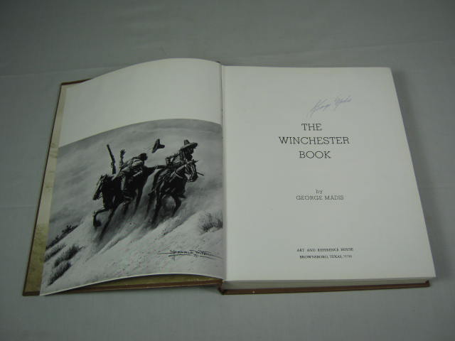 Rare Vtg The Winchester Rifle Gun Book 1971 1st Edition Signed By George Madis 9